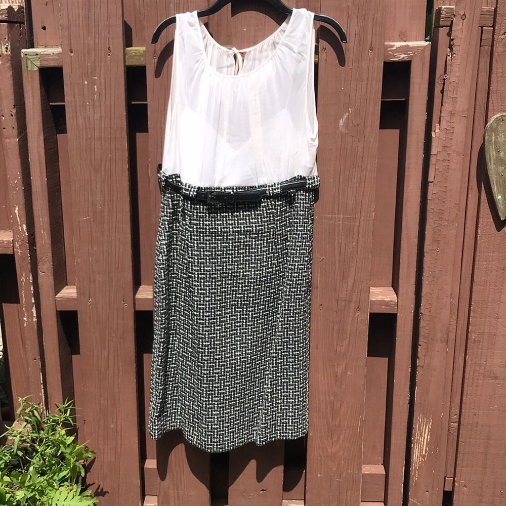 ♥️ silk & tweed career dress